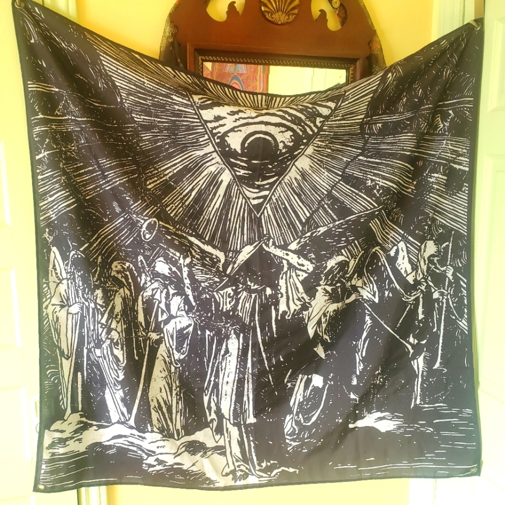Watain tapestry banner Casus Luciferi black metal merch